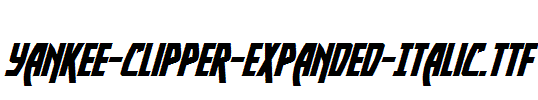 Yankee-Clipper-Expanded-Italic.ttf