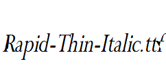 Rapid-Thin-Italic.ttf