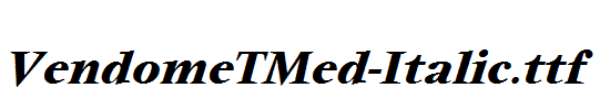 VendomeTMed-Italic.ttf