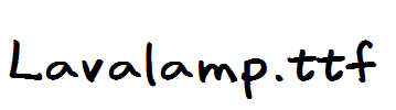 Lavalamp.ttf