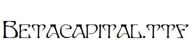 Betacapital.ttf