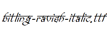 bitling-ravish-Italic.ttf