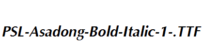 PSL-Asadong-Bold-Italic-1-.ttf