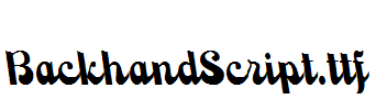 BackhandScript.ttf