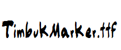 TimbukMarker.ttf