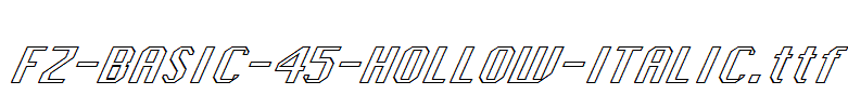 FZ-BASIC-45-HOLLOW-ITALIC.ttf