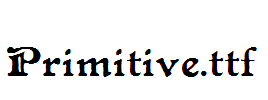 Primitive.ttf