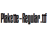 Plakette-Regular.ttf