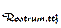 Rostrum.ttf