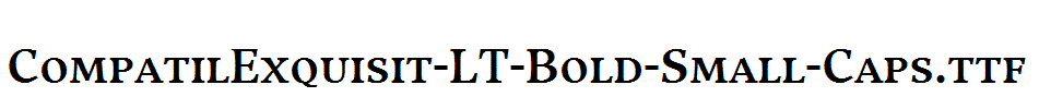 CompatilExquisit-LT-Bold-Small-Caps.ttf