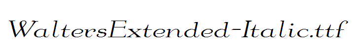 WaltersExtended-Italic.ttf