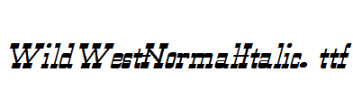 WildWest-Normal-Italic.ttf