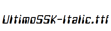 UltimoSSK-Italic.ttf