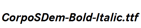 CorpoSDem-Bold-Italic.ttf