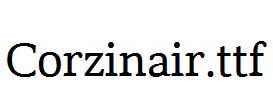 Corzinair.ttf