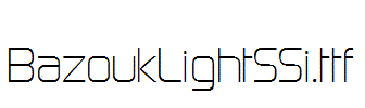 BazoukLightSSi.ttf