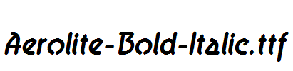 Aerolite-Bold-Italic.otf