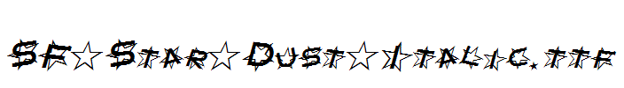 SF-Star-Dust-Italic.ttf