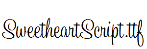 SweetheartScript.ttf