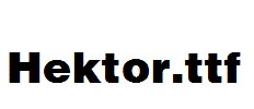 Hektor.ttf