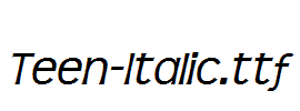 Teen-Italic.ttf