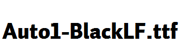 Auto1-BlackLF.ttf