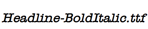 Headline-BoldItalic.ttf