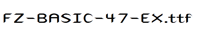 FZ-BASIC-47-EX.ttf