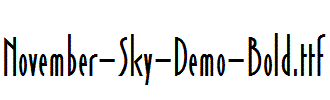 November-Sky-Demo-Bold.ttf