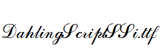 DahlingScriptSSi.ttf