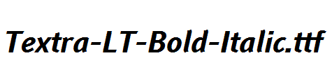 Textra-LT-Bold-Italic.ttf