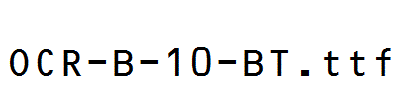 OCR-B-10-BT.ttf