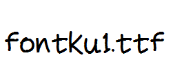 fontku1.ttf