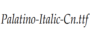 Palatino-Italic-Cn.ttf