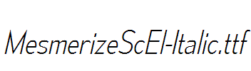 MesmerizeScEl-Italic.ttf