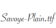 Savoye-Plain.ttf