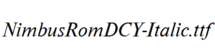 NimbusRomDCY-Italic.ttf