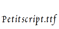 Petitscript.ttf