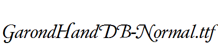 GarondHandDB-Normal.ttf