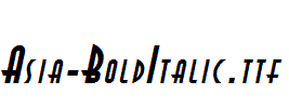 Asia-BoldItalic.ttf