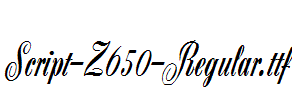 Script-Z650-Regular.ttf