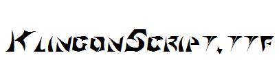 KlingonScript.ttf