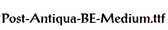 Post-Antiqua-BE-Medium.ttf