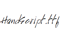 HandScript.ttf