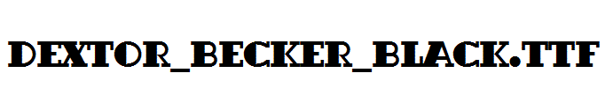 Dextor_Becker_Black.ttf