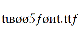 tiboo5font.ttf