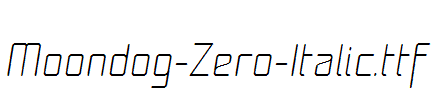 Moondog-Zero-Italic.ttf