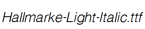 Hallmarke-Light-Italic.ttf