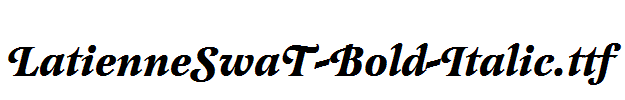 LatienneSwaT-Bold-Italic.ttf