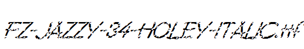 FZ-JAZZY-34-HOLEY-ITALIC.ttf